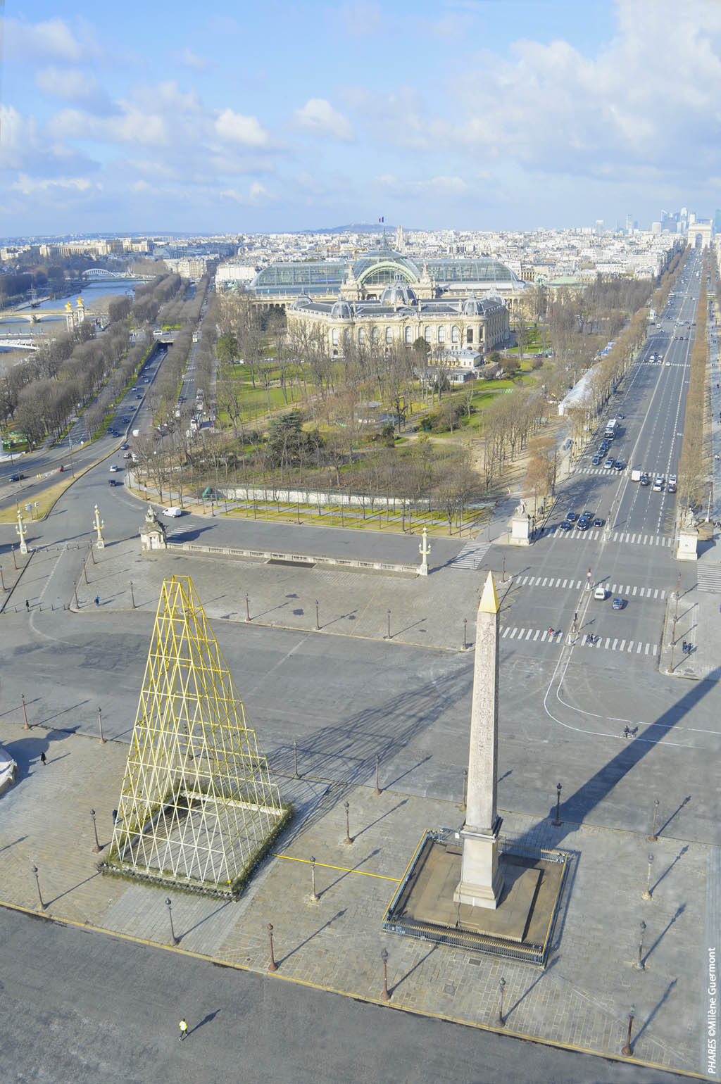 PHARES nearby the Obelisk on Place de la Concorde, Paris