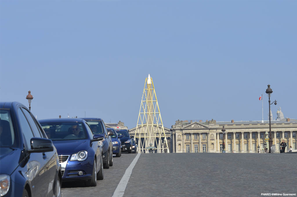 Oeuvre monumentale a dialogué avec le plus ancien monument de Paris 